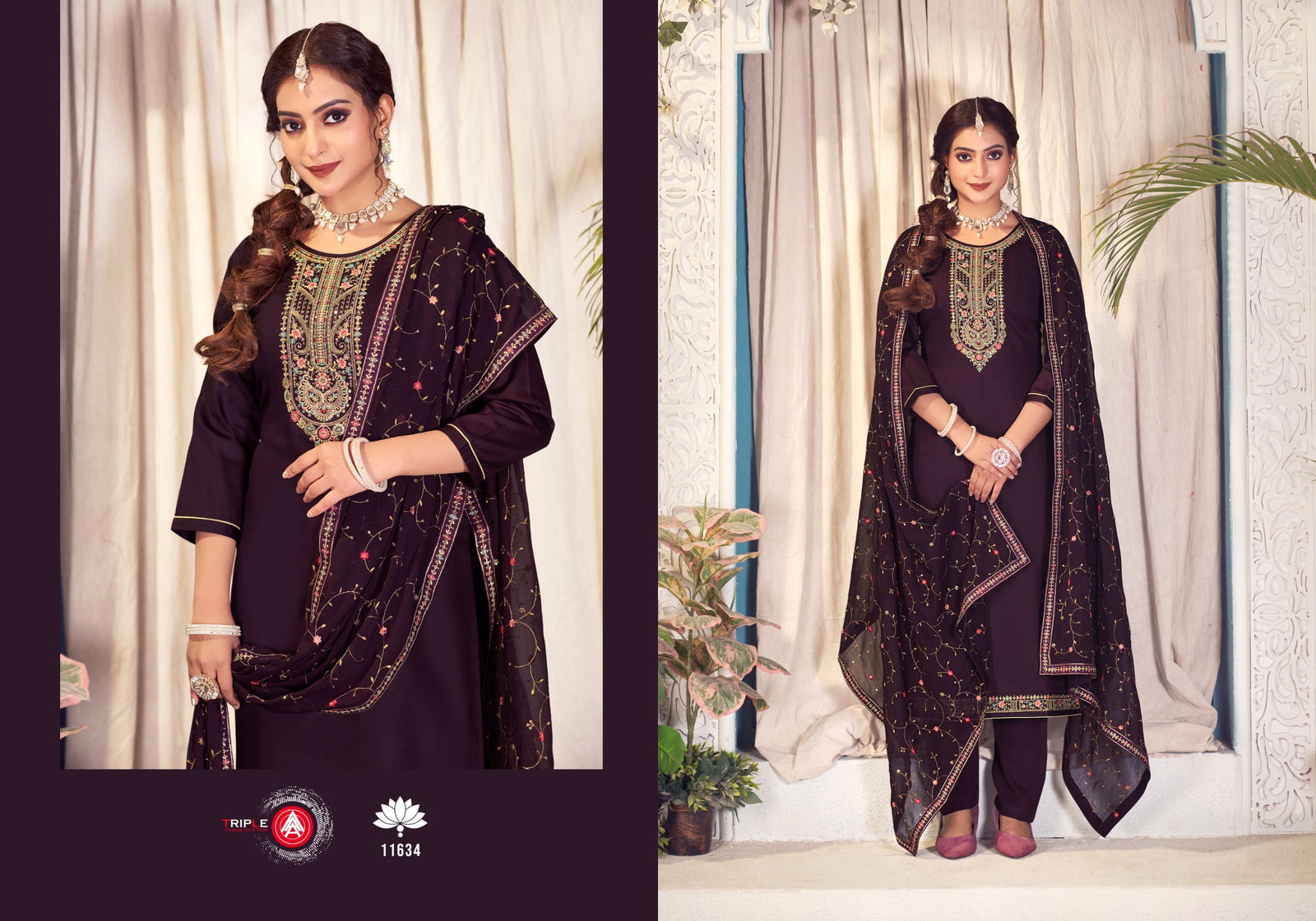 Keerat Edition By Triple Aaa By Jam Silk Cotton Heavy Designer Salwar Kameez Wholesale Shop In Surat
